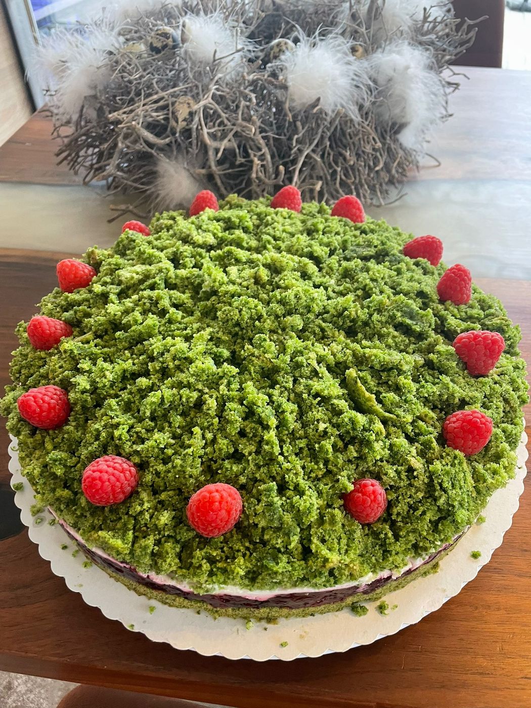 Matcha-Himbeer (Draufsicht)